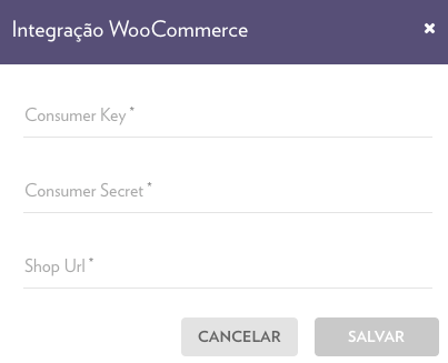 Formulário de autenticação