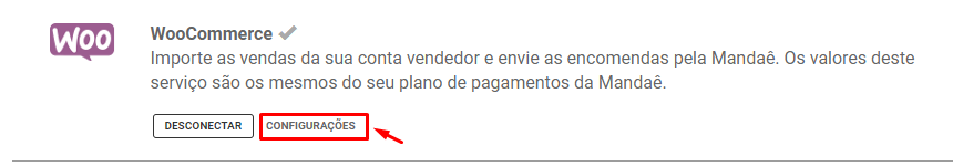 Configurações WooCommerce